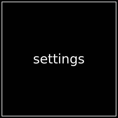 settings